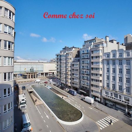 Lichtrijk En Comfortabel Hoekappartement Met Gratis Parking En Zeer Centraal Gelegen - Comme Chez Soi Ostenda Esterno foto